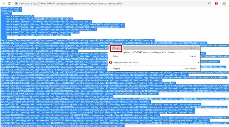 Linkedin Learning Source Copy